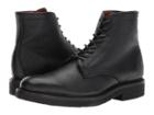 Frye Country Crepe Lace-up (black Deer Skin Leather) Men's Lace-up Boots