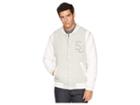 Sean John Mixed Media Varsity Jacket (white) Men's Coat