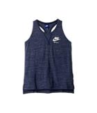 Nike Kids Nsw Vintage Tank Top (little Kids/big Kids) (obsidian/sail) Girl's Sleeveless