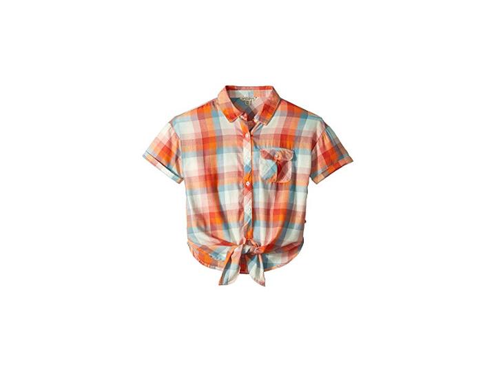 Lucky Brand Kids Calandra Top (big Kids) (paprika) Girl's T Shirt