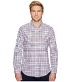 Polo Ralph Lauren Oxford Long Sleeve Sport Shirt (pink/cherry Red Multi) Men's Clothing