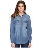 Joe's Jeans Melani Shirt (medium Blue) Women's Clothing