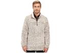 True Grit Frosty Tipped Pile 1/4 Zip Pullover (brown) Men's Long Sleeve Pullover