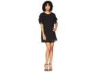 American Rose Caylee Dress With Ruffle Detail (black) Women's Dress