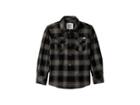 Appaman Kids Flannel Shirt With Elbow Patches (toddler/little Kids/big Kids) (vintage Black Plaid) Boy's Clothing