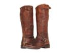 Frye Veronica Slouch (cognac Stone Antiqued) Women's Pull-on Boots