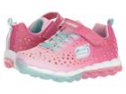 Skechers Kids Skech-air Jump Star 80144l (little Kid/big Kid) (pink/aqua) Girl's Shoes
