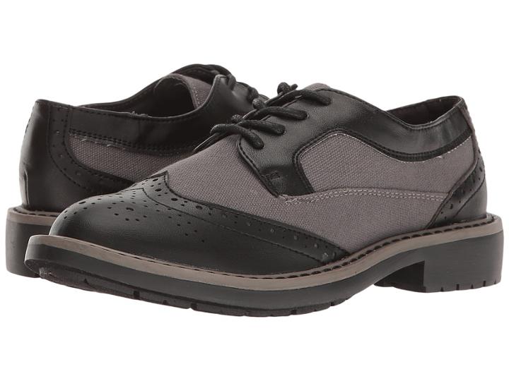 Kenneth Cole Reaction Kids Take Fair (little Kid/big Kid) (black/grey) Boys Shoes