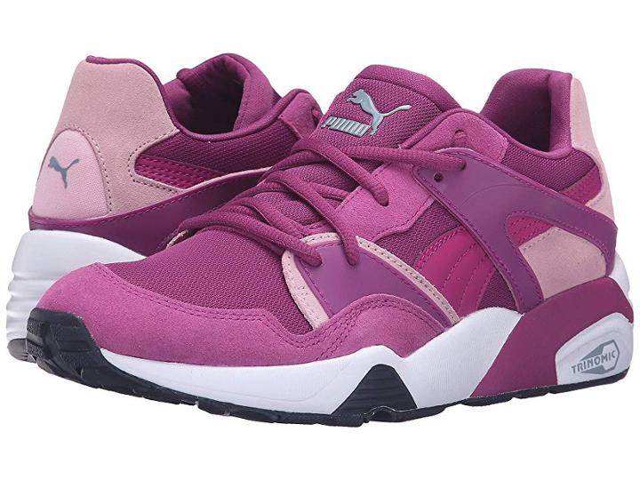 Puma Kids Blaze Jr (big Kid) (hollyhock/pastel Lavender) Girls Shoes