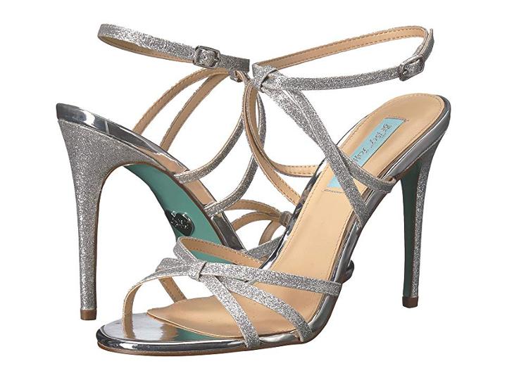 Blue By Betsey Johnson Myla (silver Glitter) High Heels