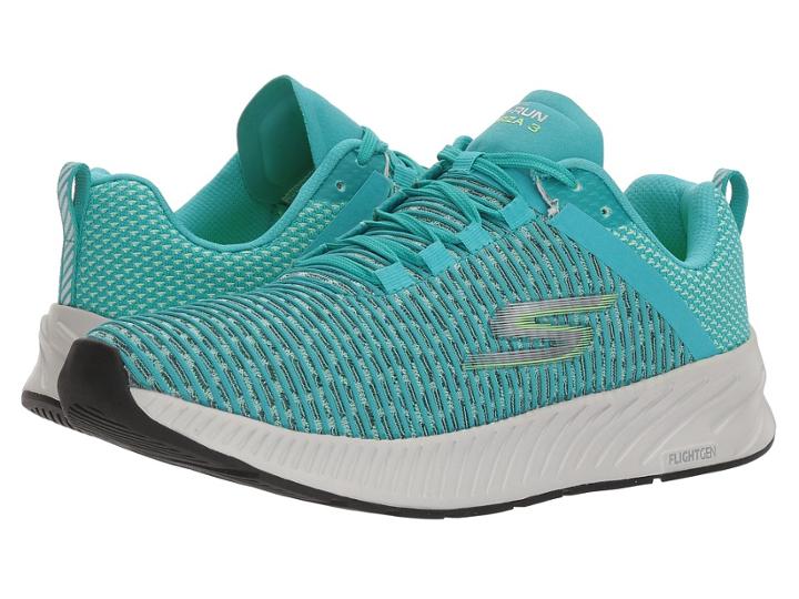 Skechers Go Run Forza 3 (teal) Women's Running Shoes