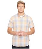 The North Face Short Sleeve Expedition Shirt (light Exuberance Orange Plaid) Men's Short Sleeve Button Up