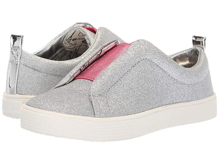 Sam Edelman Kids Bella Emma (little Kid/big Kid) (silver Glitter) Girls Shoes