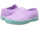 Native Kids Shoes Miles Slip-on (toddler/little Kid) (lavendar Purple/pool Blue) Kids Shoes