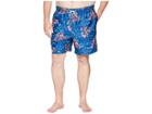 Nautica Big & Tall Big Tall Palm Tree Print Trunk (monaco Blue) Men's Swimwear