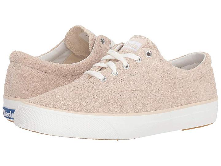 Keds Anchor Hairy Suede (petal Pink) Women's Lace Up Casual Shoes