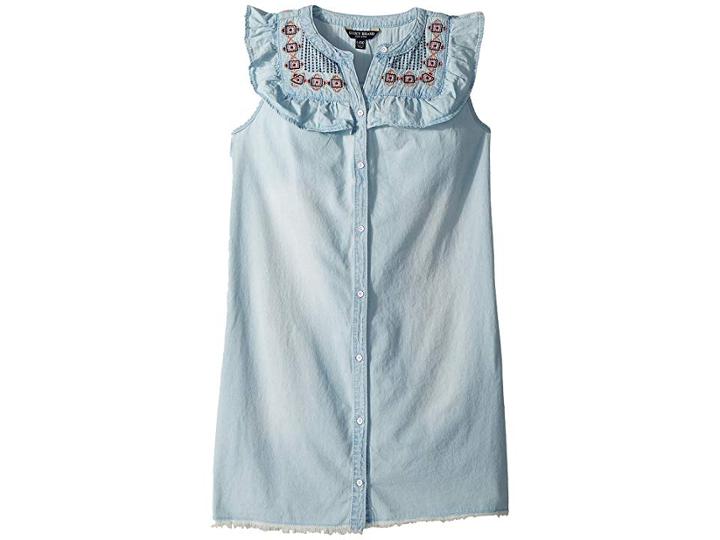Lucky Brand Kids Bailey Dress (big Kids) (bella Wash) Girl's Dress