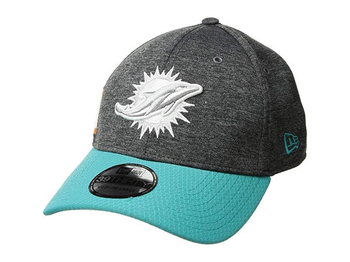 New Era Miami Dolphins 3930 Home (dark Grey) Baseball Caps