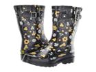 Western Chief Bloom Bees Mid Boot (black) Women's Rain Boots