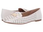 Kenneth Cole Reaction Flash Perf (white Synthetic) Women's Flat Shoes