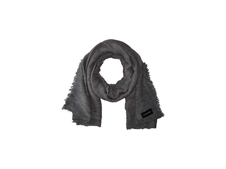 Calvin Klein Pleated Scarf (black) Scarves