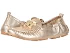 Sam Edelman Farrell (dark Molten Gold Tumbled Opal Metallic Leather) Women's Moccasin Shoes