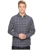 Toad&co Airscape Long Sleeve Shirt (deep Navy) Men's Clothing