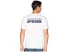 Vineyard Vines Shark Week Logo Pocket T-shirt (white Cap) Men's T Shirt
