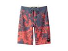O'neill Kids Inverted Cruzer Superfreak Boardshorts (big Kids) (faded Red) Boy's Swimwear