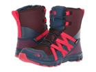 The North Face Kids Winter Sneaker (little Kid/big Kid) (blue Wing Teal/atomic Pink) Girl's Shoes