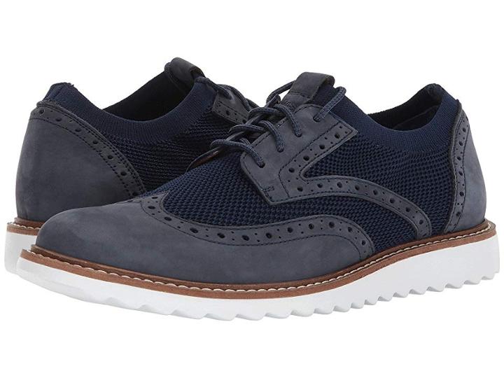 G.h. Bass & Co. Dirty Buck 2.0 Wing (navy Knit/nubuck) Men's Shoes