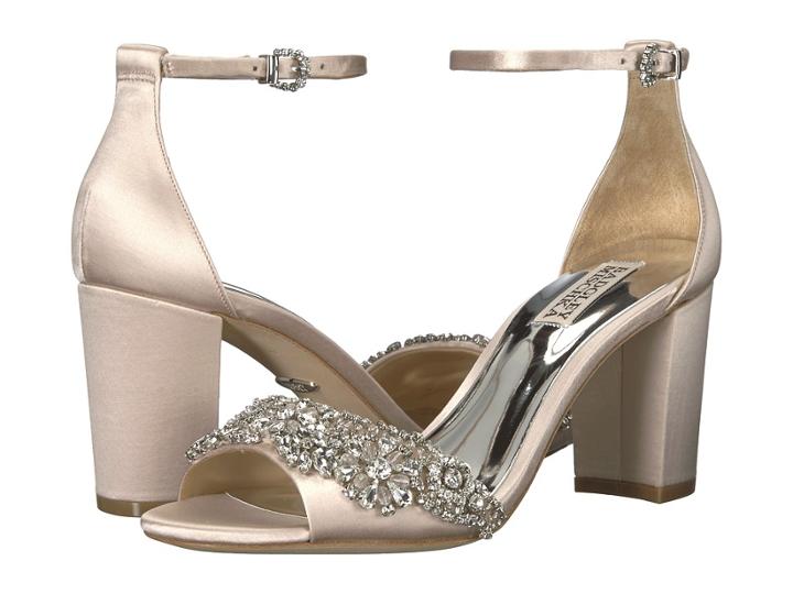 Badgley Mischka Hines (light Pink Satin) High Heels