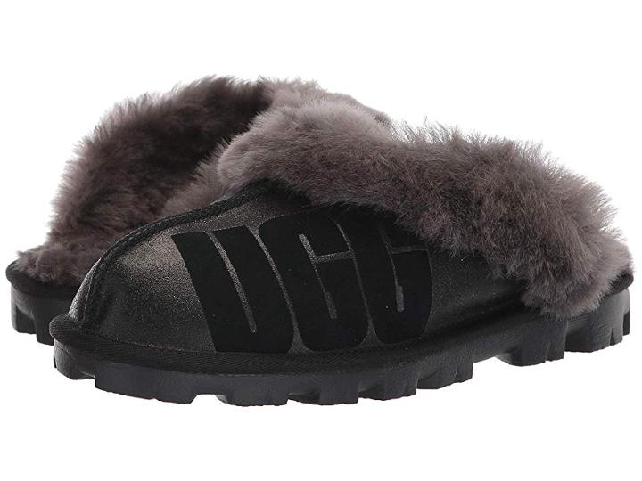 Ugg Coquette Sparkle (black) Women's Slippers