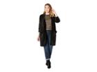 Michael Michael Kors Plus Size Velvet Coatigan (black) Women's Sweater