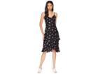 Bb Dakota All Eyes On You Floral Print Dress (black) Women's Dress