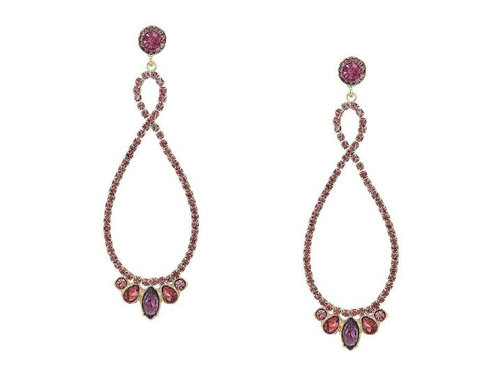Guess Stone Loop Drop Earrings Amy (gold) Earring