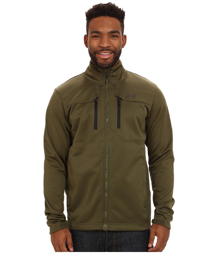 Under Armour Ua Coldgear Infrared Softershell Jacket (greenhead) Men's Jacket