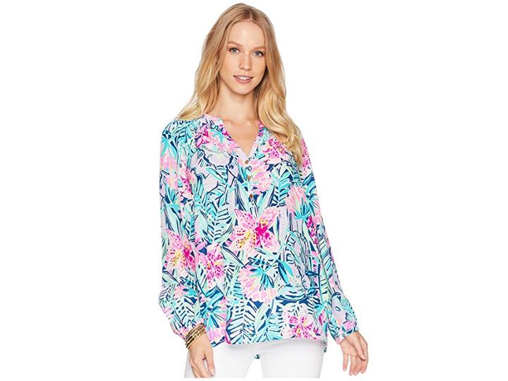 Lilly Pulitzer Elsa Top (multi Slathouse Soiree) Women's Blouse