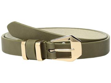 Lodis Accessories Faceted Buckle Pants Belt (olive) Women's Belts