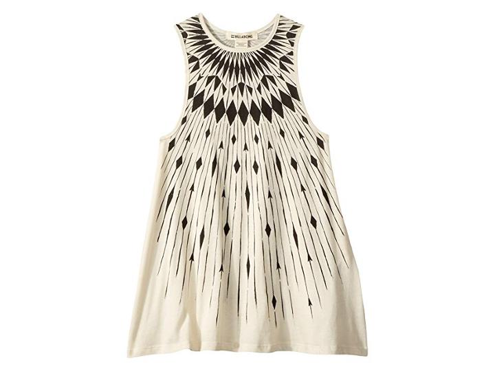 Billabong Kids Sundial Song Tank Dress (little Kids/big Kids) (cream) Girl's Dress