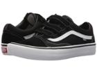 Vans Old Skool V Pro (black/white) Men's Skate Shoes