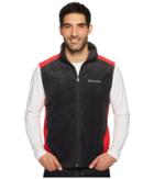 Columbia Steens Mountaintm Vest (black/mountain Red) Men's Vest