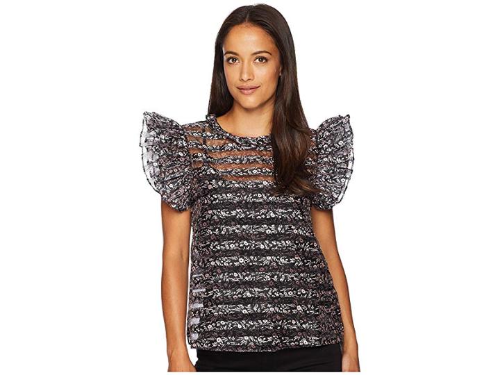 Jill Jill Stuart Yvonne Top (black) Women's Clothing