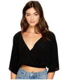 Lucy Love One Love Top (black) Women's Blouse