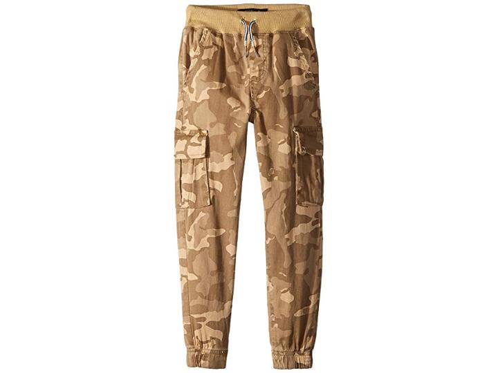 Lucky Brand Kids Camo Cargo Jogger Pants (little Kids/big Kids) (kelp) Boy's Casual Pants