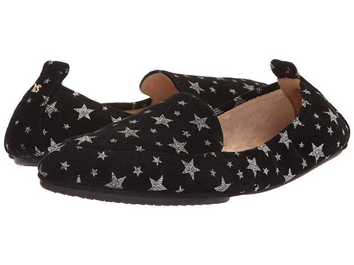 Yosi Samra Skyler (black Constellation Star Print) Women's Shoes