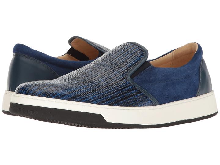 Bugatchi Cinque Terre Sneaker (blue) Men's Shoes