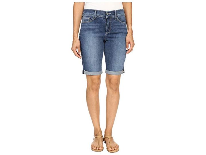 Nydj Petite Petite Briella Roll Cuff Shorts (heyburn) Women's Shorts