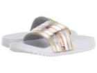 Tommy Hilfiger Kids Remy Rainbow 2 Slide (little Kid/big Kid) (white Metallic) Girl's Shoes