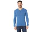 Royal Robbins Merinolux Henley (dark Blue) Men's Long Sleeve Pullover